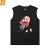 Darling In The Franxx Black Sleeveless T Shirt Mens Anime T-Shirts