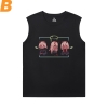 Darling In The Franxx Tee Vintage Anime Mens Camisas sem Mangas