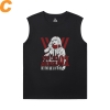 Darling În Franxx Tees Anime Negru Sleeveless Tricou