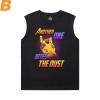 The Avengers Tshirts Marvel Thanos Mens Sleeveless T Shirts