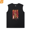 One Punch Man T-Shirt Vintage Anime Sleeveless Crew Neck T Shirt