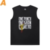 Hot Topic Anime Tshirt One Punch Man Preto Sleeveless T Shirt