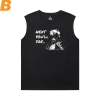 Vintage Anime Kujo Jotaro Shirts JoJo's Bizarre Adventure Men'S Sleeveless Muscle T Shirts