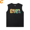 JoJo’s Bizarre Adventure Mens Sleeveless Tshirt Anime Kujo Jotaro Tee Shirt