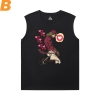 Anime Vintage Kujo Jotaro Tshirt JoJo's Bizarre Adventure Cool Sleeveless Camisetas sem mangas