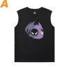 เสื้อทีเชิ้ตโปเกมอนคุณภาพเสื้อยืดแขนกุด Gengar สําหรับวิ่ง