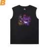 Pokemon Tee Cotton Gengar Sleeveless Crew Neck T Shirt