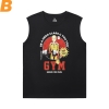 Anime Tshirts One Punch Man Sleeveless Shirts Mens