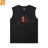 Superman T-Shirts Justice League Marvel Sleeveless Shirts Mens