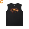 Superman T-Shirts Justice League Marvel Sleeveless Shirts Mens