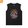 Masked Rider Sleeveless Shirts Mens Vintage Anime Tee Shirt