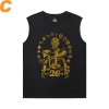 Masked Rider Sleeveless Shirts Mens Vintage Anime Tee Shirt