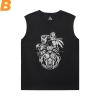 Masked Rider T-Shirt Vintage Anime Men'S Sleeveless T Shirts Cotton