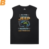 Quality Jeep Tshirts Car Oversized Sleeveless T Shirt