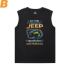 Araba Vintage Kolsuz T Shirt Cool Jeep T-Shirt