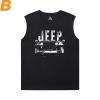 Racing Car Sleeveless Crew Neck T Shirt XXL Jeep Shirt