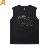 Car T-Shirts Personalised Jeep Black Sleeveless Shirt Men