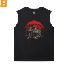 T-shirts de voiture Personnalisé Jeep Black Sleeveless Shirt Hommes