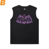 Batman Joker Sleeveless Round Neck T Shirt Superhero Tee