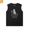 Rick and Morty Mens Graphic Sleeveless Shirts Cool T-Shirts