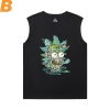 Rick and Morty Sleeveless T Shirt Mens Gym Personalised Tee Shirt