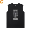 Rick and Morty Printed Sleeveless T Shirts For Mens Cotton Tee