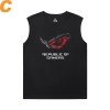 ROG Republic of Gamers T-Shirt Cotton Prodigal Eye logo Sleeveless T Shirts Online