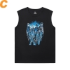 Final Fantasy Camiseta sem mangas Mens Cotton Tee Shirt