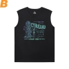 Qualidade Necronomicon Camisa Cthulhu Mythos Mens Camiseta Sem Mangas