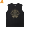 Cthulhu Mythos Mens Oversized Sleeveless T Shirt Qualidade Camiseta Necronomicon