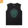 Cthulhu Mythos Round Neck Sleeveless T Shirt Camiseta Necronomicon Personalizada