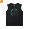 Cthulhu Mythos Camisetas Qualidade Necronomicon Cheap Mens Camisetas sem Mangas