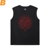 Cthulhu Mythos Mens Designer Sleeveless T Shirts Cá nhân necronomicon Tees