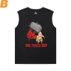 원 펀치 맨 티 셔츠 일본 애니메이션 슬리브리스 티셔츠 용 남성