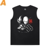 One Punch Man Sleeveless Cotton T Shirts Japanese Anime Shirt