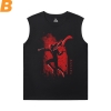 One Punch Man Sleeveless T Shirt Black Japanese Anime T-Shirts