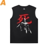 Camiseta de anime vintage One Punch Man Mens Camisetas sem Mangas