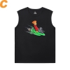 Camisas legais American Anime Futurama Camiseta sem Mangas Preta