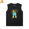 Cotton Shirts The Lord of the Rings Black Sleeveless Shirt Men