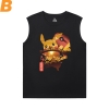 Pokemon Tee Shirt Cotton Mens Designer Sleeveless T Shirts