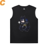 Batman Sleeveless Crew Neck T Shirt Justice League Marvel T-Shirts