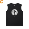 Justice League Batman Black Sleeveless T Shirt Superhero T-Shirt