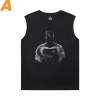 Justice League Batman Tee Marvel Sleeveless T Shirt Đen