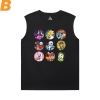 Undertale T-Shirts Cotton Annoying Dog Skull XXXL Sleeveless T Shirts