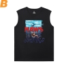 Venom Tees Marvel bóng rổ không tay áo thun