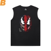 Venom Black Sleeveless Shirt Men Marvel Tees