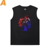 Venom Black Sleeveless Shirt Men Marvel Tees