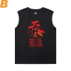 Street Fighter T-Shirts Quality Black Sleeveless Shirt Men