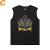 World Of Warcraft Men'S Sleeveless T Shirts For Gym Blizzard T-Shirts