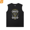 World Of Warcraft Mens Sleeveless Sports T Shirts Blizzard Tees